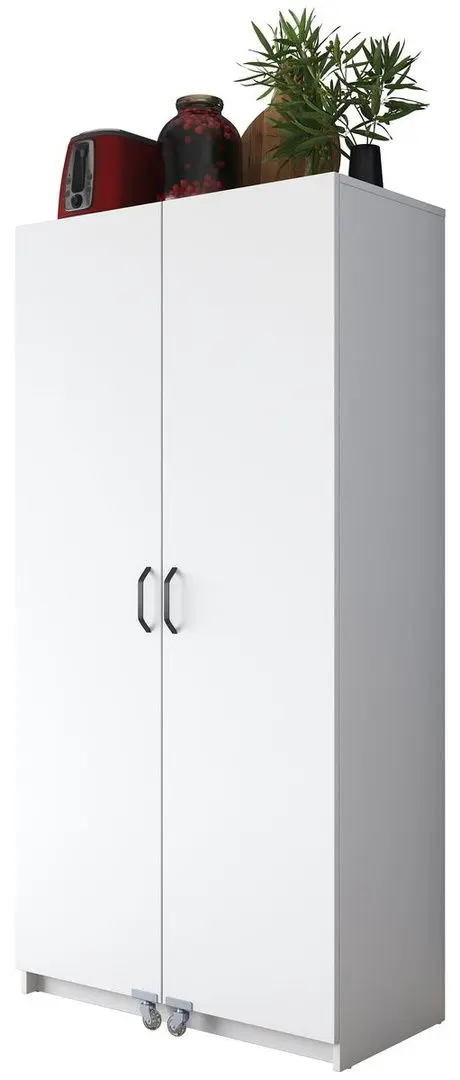 Dulap-camara cu roti Mirage Meble JE103 (White)