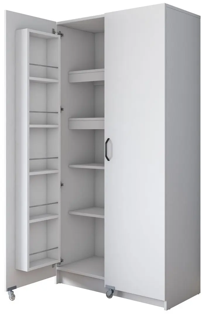 Dulap-camara cu roti Mirage Meble JE103 (White)