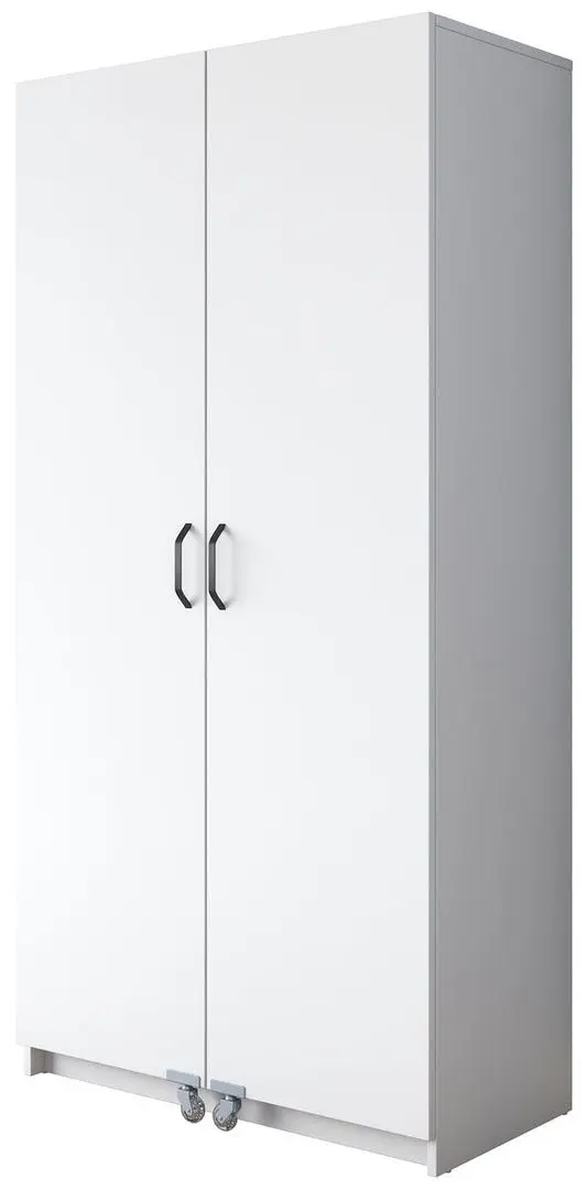 Dulap-camara cu roti Mirage Meble JE103 (White)