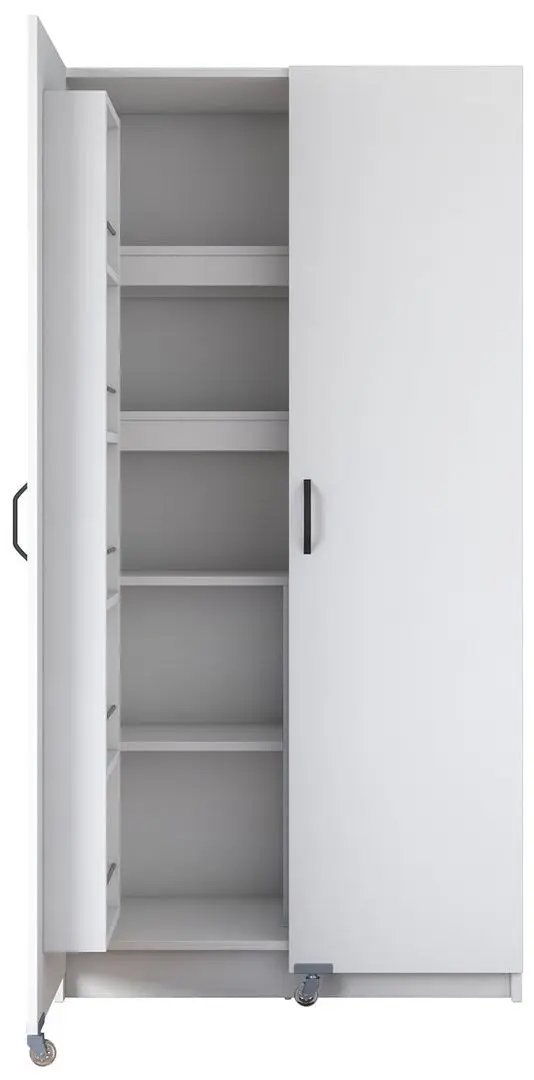 Dulap-camara cu roti Mirage Meble JE103 (White)