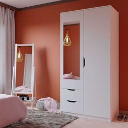 Dulap Mirjan24 Fulmar/Gratus 2D2S (White) Thumb