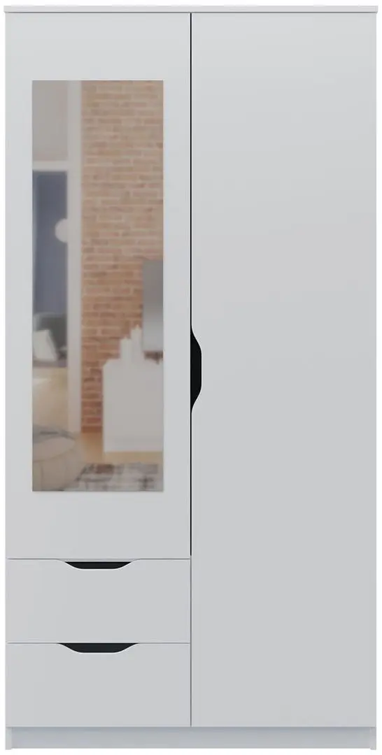 Dulap Mirjan24 Fulmar/Gratus 2D2S (White)