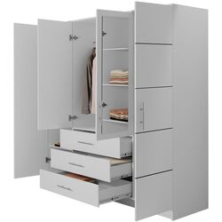 Dulap Mirjan24 Lily D4/Bali D4 (White) Thumb