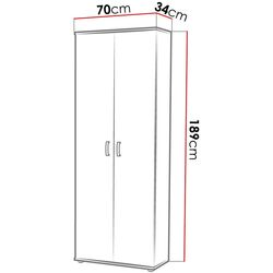 Dulap Mirjan24 Menas/Terni (Sonoma Oak) Thumb