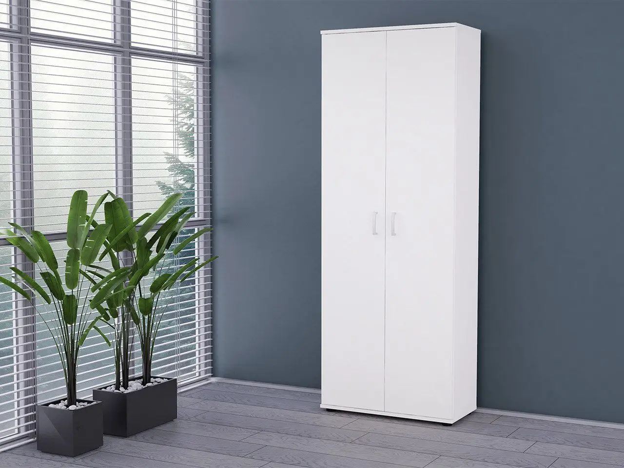 Dulap Mirjan24 Menas/Terni (White) - 2