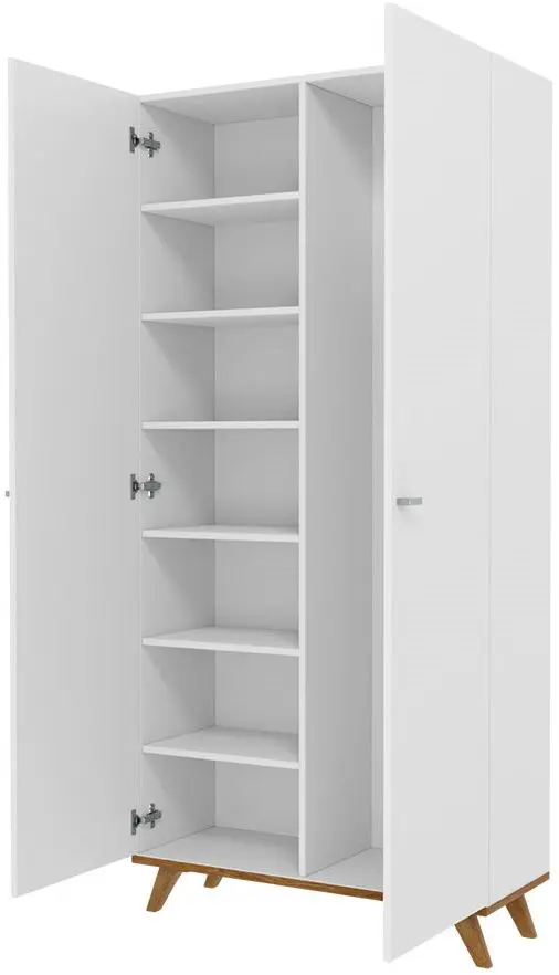 Dulap Mirjan24 Tunbergia/Falco 05 (White/Golden Craft Oak) - 5