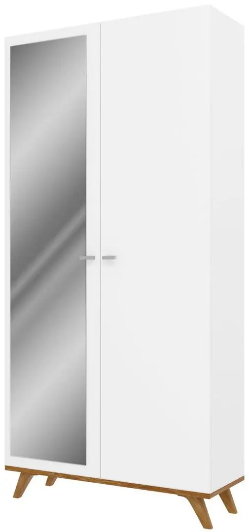 Dulap Mirjan24 Tunbergia/Falco 05 (White/Golden Craft Oak)