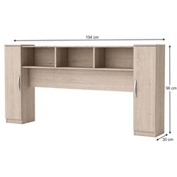 Dulap suprapus Mobhaus Graphic (Arizona Oak/Gray) Thumb