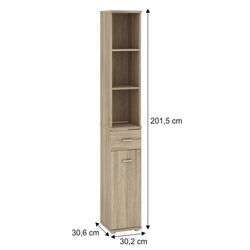 Пенал Tempo Kondela Mario New Typ B+C (Sonoma Oak) Thumb