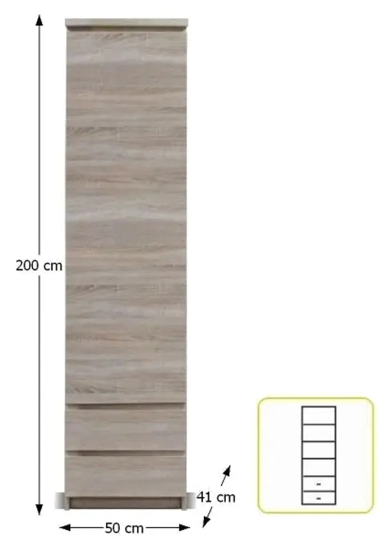 Penal Mobhaus Panama Typ 02 (Sonoma Oak)