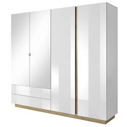 Dulap combinat Mobhaus City (White/Grandson Oak/White Gloss)