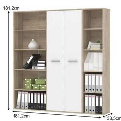 Etajera Mobhaus Maurus New MA50 (Sonoma Oak/White) Thumb