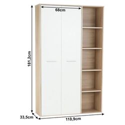 Dulap combinat Mobhaus Maurus New MA52 (Sonoma Oak/White) Thumb