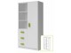 Dulap combinat Mobhaus Svend 3S1D (White)