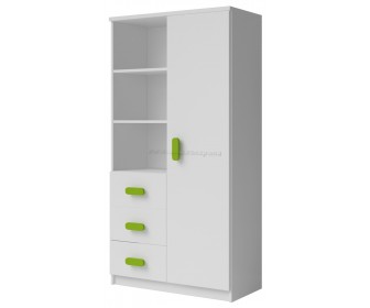 Dulap combinat Mobhaus Svend 3S1D (White)