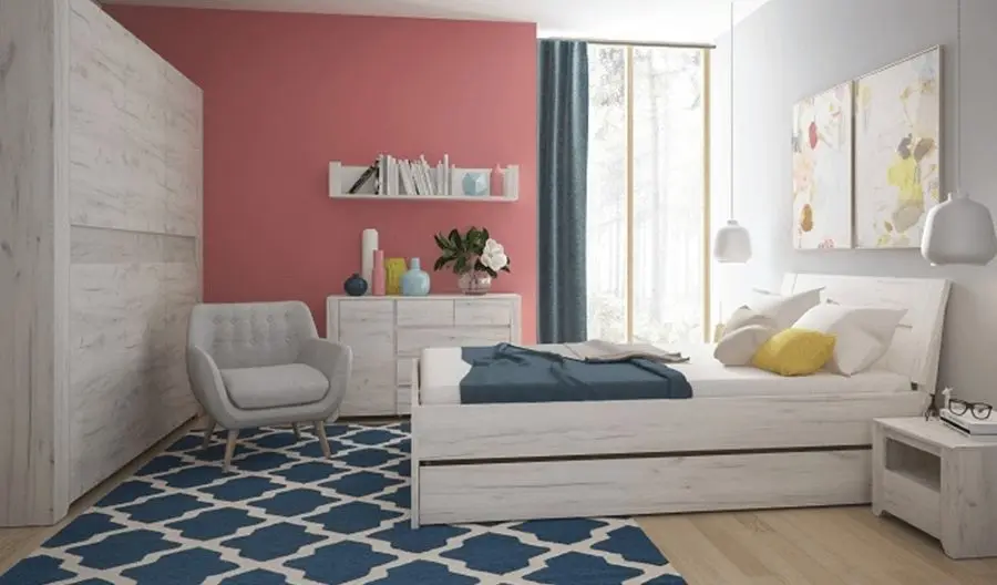 Шкаф Tempo Kondela Angel Typ 22 3D (Craft White)