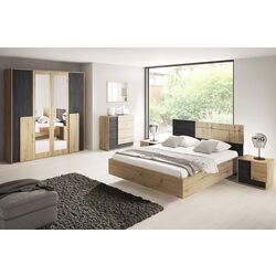 Шкаф Mobhaus Barfa 4D (Artisan Oak/Norwegian Black Pine) Thumb