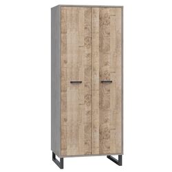 Dulap Tempo Kondela Baria 2D/80 (Sand Oak/Gray)