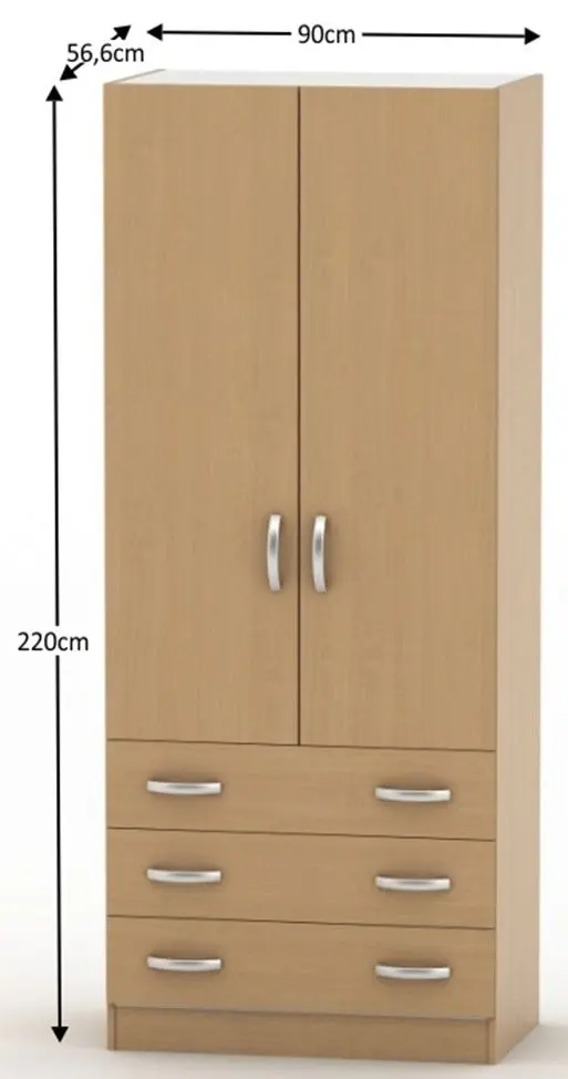 Шкаф Tempo Kondela Betty 2 BE02-001-00 (Beech) - 2