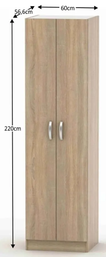 Шкаф Tempo Kondela Betty 2 BE02-004-00 (Sonoma Oak) - 2