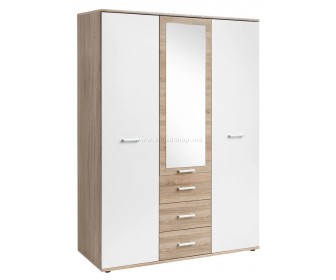 Шкаф Mobhaus Emio Typ 01 (Sonoma Oak/White)