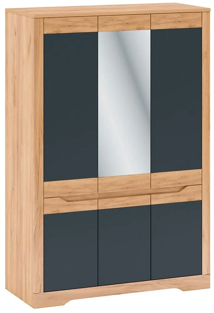 Шкаф Mobhaus Fidel F (Craft Oak Golden/Graphite Gray)