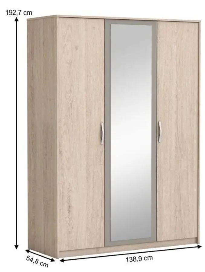 Шкаф Mobhaus Graphic (Arizona Oak/Gray) - 7