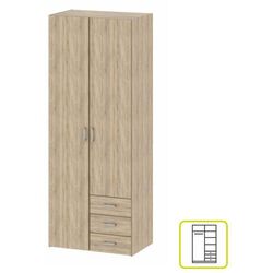 Шкаф Mobhaus Gwen 70425 (Sonoma Oak) Thumb