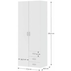 Шкаф Mobhaus Gwen 70425 (White) Thumb