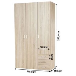 Dulap Mobhaus Gwen 70427 (Sonoma Oak) Thumb