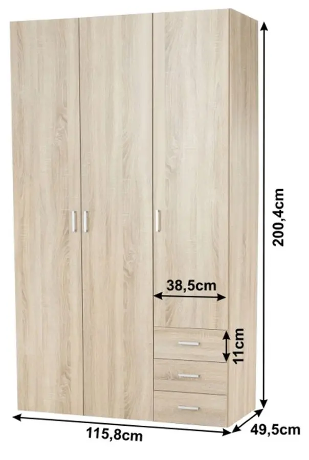 Dulap Mobhaus Gwen 70427 (Sonoma Oak)