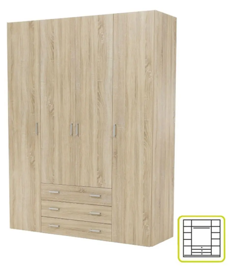 Dulap Mobhaus Gwen 70429 (Sonoma Oak)