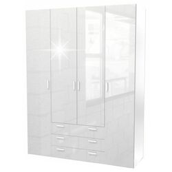 Шкаф Mobhaus Gwen 70429 (White Extra High Gloss) Thumb