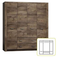 Dulap Tempo Kondela Infinity I-18 (Ash Dark) Thumb