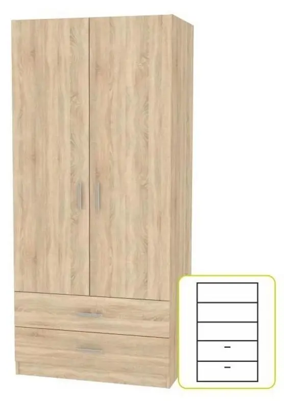 Dulap Mobhaus Invita Typ 5 (Sonoma Oak)