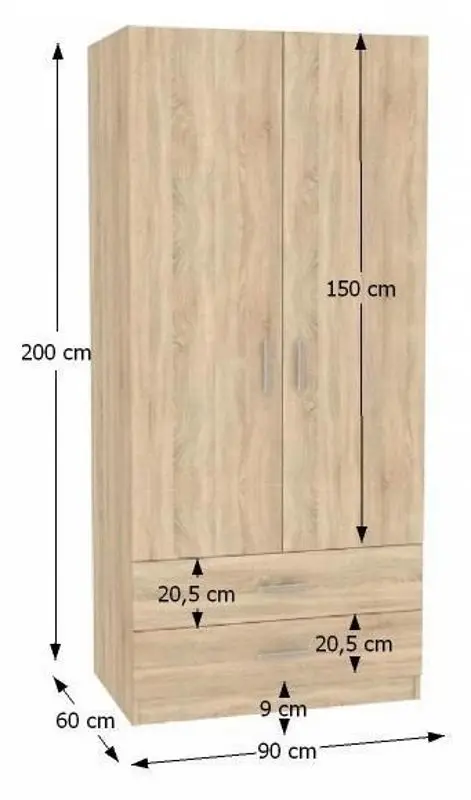Dulap Mobhaus Invita Typ 5 (Sonoma Oak)