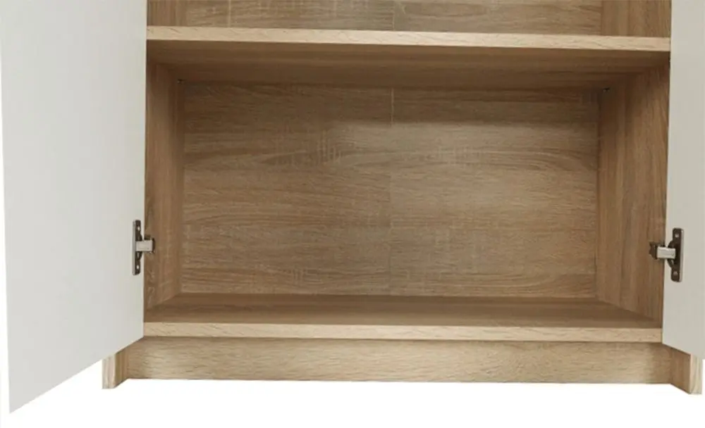 Dulap Mobhaus Johan 2 New 05 (Sonoma Oak/White)