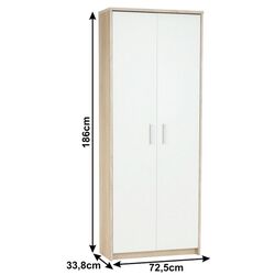 Dulap Mobhaus Johan 2 New 05 (Sonoma Oak/White) Thumb