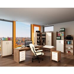 Etajera Mobhaus Johan 2 New 10 (Kraft Dunkel/White) Thumb