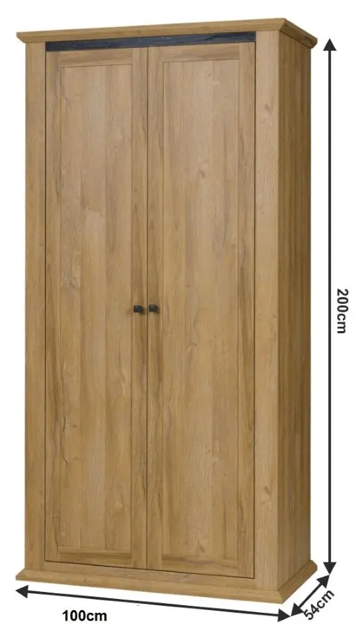 Dulap Mobhaus Leon MZ2 (Grand Oak)