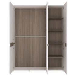 Vitrina Mobhaus Lynatet Typ 22 (White Extra High Gloss/Sonoma Oak Truffle Dark) Thumb