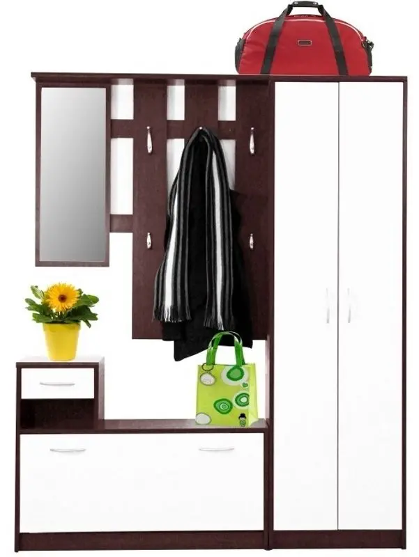 Dulap Mobhaus Mecki (Wenge/White)