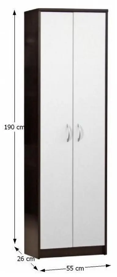 Dulap Mobhaus Mecki (Wenge/White)