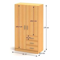 Шкаф Mobhaus Nena Typ 1 (Beech) Thumb