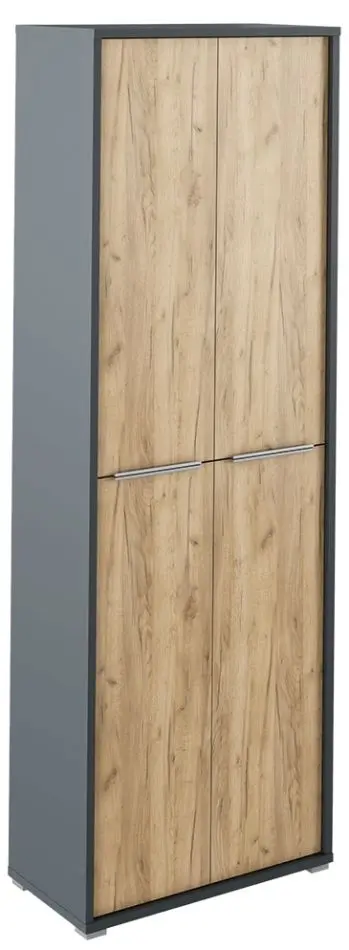 Dulap Tempo Kondela Rioma New Typ 05 (Graphite/Artisan Oak)