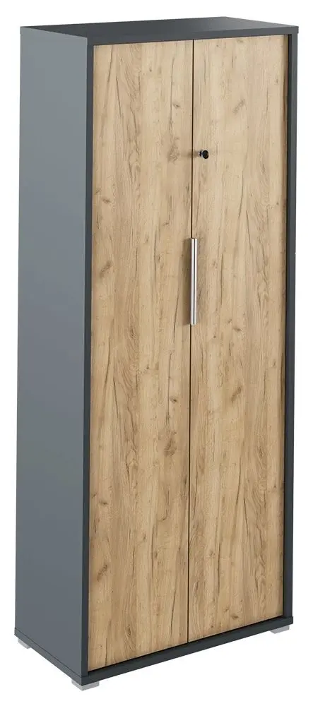 Dulap Tempo Kondela Rioma New Typ 14 (Graphite/Artisan Oak)