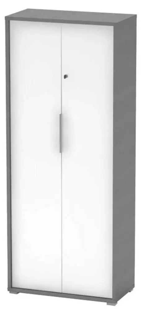 Шкаф Tempo Kondela Rioma New Typ 31 (Graphite/White)