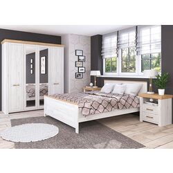 Dulap Tempo Kondela Sudbury H (Craft Oak Golden/Craft Oak White) Thumb