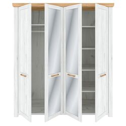 Шкаф Tempo Kondela Sudbury Q (Craft Oak Golden/Craft Oak White) Thumb