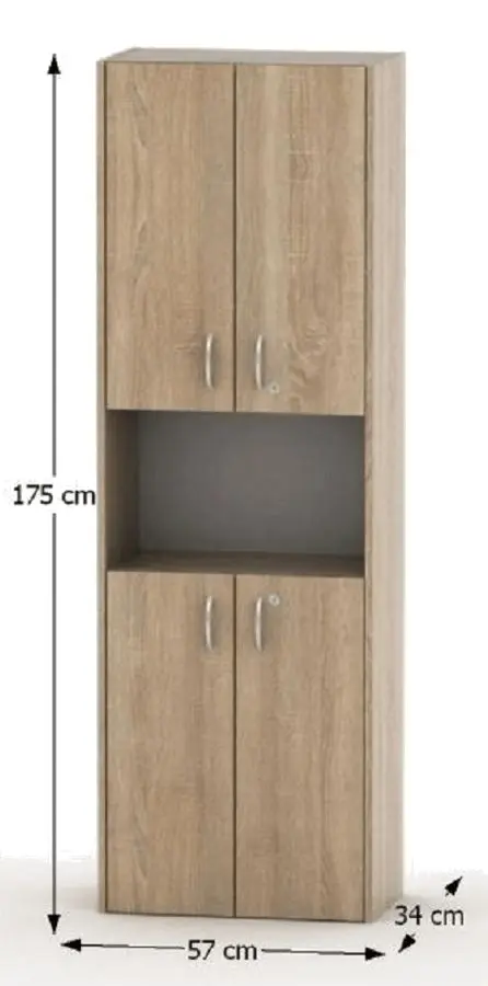 Dulap Mobhaus Tempo Asistent New 003 (Sonoma Oak)